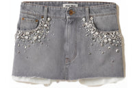 MIU MIU Denim Miniskirt