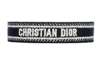 DIOR Cotton Wristbands Women's Black/White