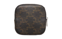 CELINE Triomphe Canvas Wallet Men's Brown