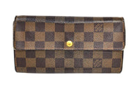 LOUIS VUITTON 1998 Damier Ebène Long Wallet
