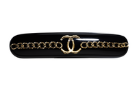 CHANEL Hair Clips Women's Black