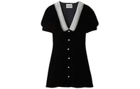 MIU MIU Short-Sleeved Dresses Women's Black