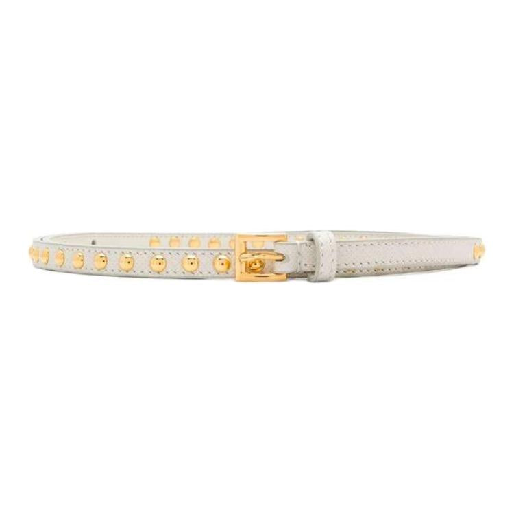 PRADA - Leather Belts Women's White -
