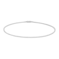 CELINE Tennis Necklace In White Gold And Diamonds