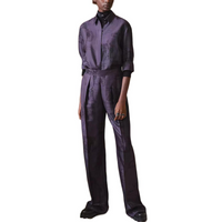 HERMES Casual Pants Women's Crystal Purple