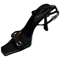 SAINT LAURENT PARIS Strap Sandals Women's Black