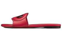 DIOR D-Club Slide Slippers Women's Red