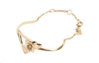 PRADA Metal Bracelets Women's Gold