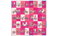 HERMES Silk Scarves Women's Pink