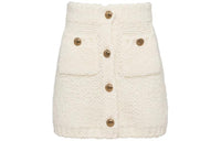 PRADA Casual Short Skirts Women's White