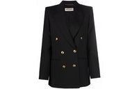 SAINT LAURENT Peak-lapel Double-breasted Blazer