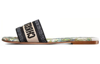 DIOR Dway Slide Slippers Women's Black