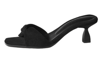HERMES Giny Slide Slippers Women's Black