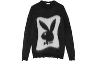 SAINT LAURENT 2010s X Playboy Logo print Sweater