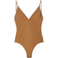 MIU MIU One piece Swimsuit Women's Cork Beige