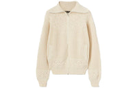 Loro Piana FW23 Engadin Cardigan Knitwear Women's White Snow