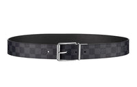 LOUIS VUITTON Belt Reversible Damier Graphite 40 Mm