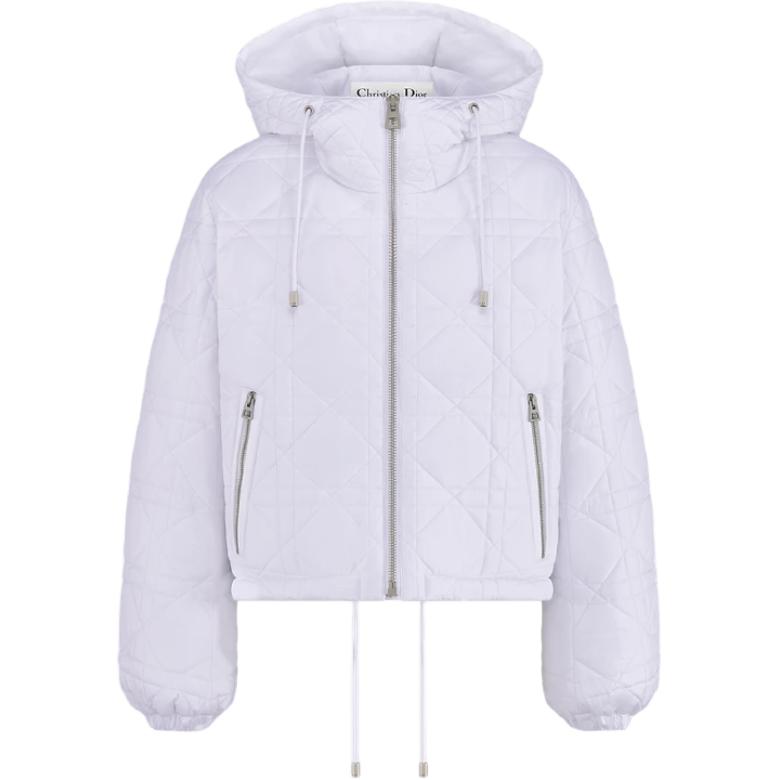 DIOR Dioralps FW24 Puffer Jacket Women's White