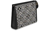 LOUIS VUITTON Natural Cow Leather Clutches Toiletry Bags Men's Black