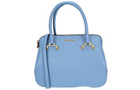 MIU MIU Cow Leather Shoulder Bag Crossbody Bag Handbag Women's Blue