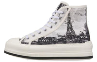 DIOR Walk'n'Dior High Top Skateboard Shoes Women's White
