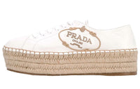 PRADA Platform Shoes Women's Ecru
