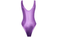 SAINT LAURENT Metallic Sleeveless Bodysuit