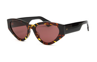 DIOR Acetate Cat Eye Sunglasses Women's Tortoiseshell