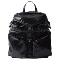 PRADA Leather Backpack Men's Black
