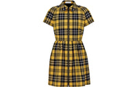 DIOR FW22 Short Sleeved Dress Women's Yellow