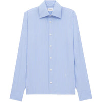 SAINT LAURENT Cassandre Striped Button Up Shirt