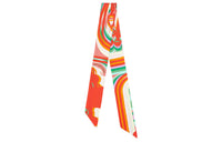 HERMES Silk Scarves Women's Orange