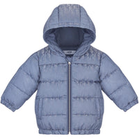 DIOR Down Jacket Gray Blue Infant And Toddler