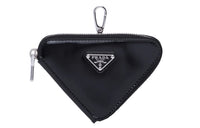 PRADA Leather Clutch Mini Women's Black