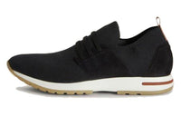 Loro Piana Lightweight Low Top Casual Shoes Men's Black