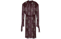 PRADA Embroidered Georgette Dress