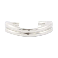 SAINT LAURENT Palladium Bangles Men's Silver