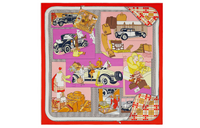 HERMES Silk Scarves Women's Vermilion
