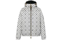LOUIS VUITTON Reversible Pinstripe Nylon Hooded Jacket