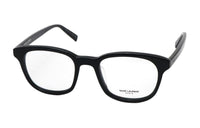 SAINT LAURENT Plastic Irregular Shape Eyeglass Frames Women's Black