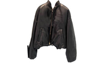 MIU MIU Leather Jacket Women's Black