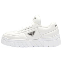 PRADA Low Top Skateboard Shoes Women's White
