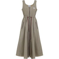 MIU MIU Zip Up Sleeveless Dress
