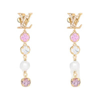 LOUIS VUITTON Metal Earrings Women's Gold