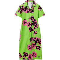 MIU MIU FW24 Short Sleeved Dress Women's Apple Green