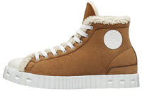 HERMES Climb High-Top Stylish Skateboarding Shoes Men's Brown