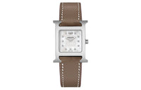 HERMES Heure H Collection Wrist Watch Quartz Movement Silver Dial Women's W053591WW00