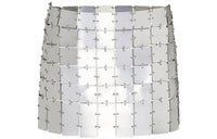PRADA Casual Short Skirts Women's Silver