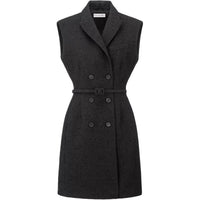 DIOR Sleeveless Dress Women's Black