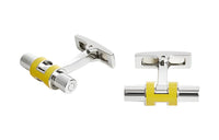HERMES Cufflinks Men Lime